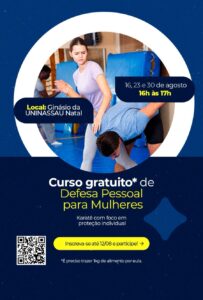 Aulas de Defesa Pessoal para Mulheres acontecem com ação solidária em alusão ao “Agosto Lilás”