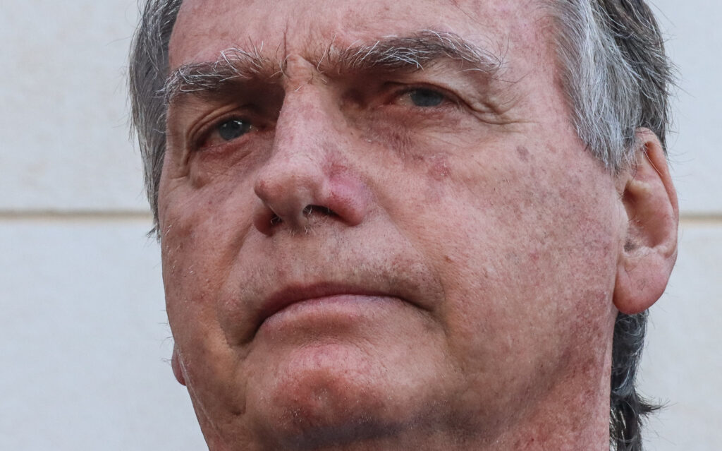 O ex-presidente Jair Bolsonaro (PL) foi preso na manhã deste sábado (22) pela Polícia Federal. Foto: Valter Campanato/Agência Brasil