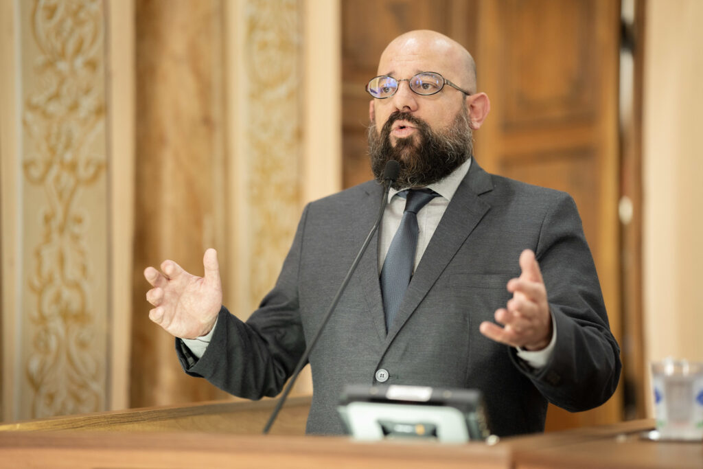 Vereador Eder Borges (PL), líder do governo Rafael Greca. Foto: Júlia Schneider/CMC